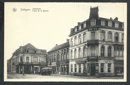 +++ CPA - ZOTTEGEM - Place De La Station - Statieplein - Nels - Café   // - Zottegem