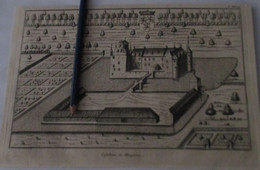 Moeskroen  Mouscron - Oude Kaart Sanderus - 1735 - Cartes Topographiques