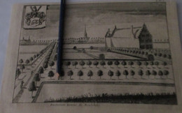 Meulebeke - Oude Kaart Sanderus - 1735 - Cartes Topographiques