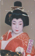 Télécarte Ancienne Japon / 110-011 - FEMME - GEISHA - Woman Girl Japan Phonecard - Frau Telefonkarte - 2842 - Mode