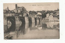 Cp , 87 , LIMOGES , Pont SAINT ETIENNE Et La Cathédrale , Vierge - Limoges
