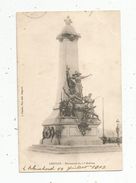 Cp , 87 , Limoges , Monument Du 71 E MOBILES , Militaria , Animée , Dos Simple , Voyagée 1903 - Limoges