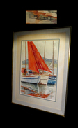 [MARINE BATEAUX GREEMENTS] PASCAUTT (???) - [Grande Aquarelle]. - Aquarelles