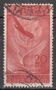 ITALY   SCOTT NO. C118    USED     YEAR  1947 - Luftpost