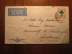1935 SOUTH AFRICA AIRMAIL COVER To SCOTLAND - Non Classés