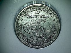 Pakistan 1/4 Rupee 1949 - Pakistán