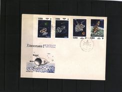 Kuba / Cuba 1967 Raumfahrt / Space  FDC - América Del Sur