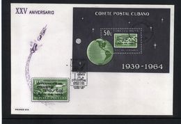 Kuba / Cuba 1964 Raumfahrt / Space  FDC - Amérique Du Sud