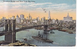 New York  Brooklyn Bridge  1918 - Brooklyn