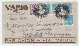 Brazil/Germany VARIG AIRMAIL COVER 1936 - Poste Aérienne (Compagnies Privées)