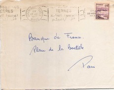 Maroc Fragment Enveloppe Du 22 Avril 1953 De Casablanca Pour Paris - Briefe U. Dokumente