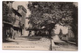 REMOULINS (30) - PLACE ET TOUR DU PORTAIL - Remoulins