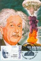 62887- ALBERT EINSTEIN, INTERNATIONAL YEAR, MAXIMUM CARD, 2005, ROMANIA - Albert Einstein