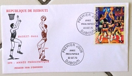 DJIBOUTI  Basket Ball, FDC, Enveloppe 1er Jour Yvert N°509///  22/10/1979 - Baloncesto