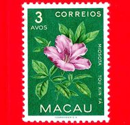 Nuovo - MNH - MACAO -  1953 - Flora - Fiori - Non Ti Scordar Di Me - Myosotis - 3 - Ungebraucht