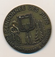 Médaille - "Randonnée Des Puys" - Cyclos Montagnards D'Auvergne - Wielrennen