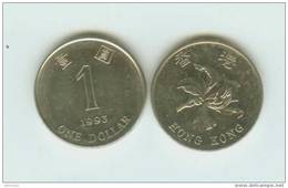 HONG KONG --- HK$1 COIN ----1993----- - Hong Kong