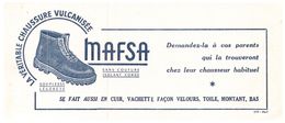 Ch M/Buvard   Chaussures MAFSA (format 21 X 09)  (N= 1) - Chaussures