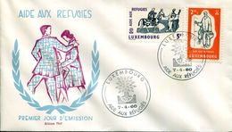 LUXEMBOURG 1960 FDC - Brieven En Documenten