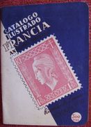 CATALOGO ILUSTRADO DE FRANCIA ANDORRA Y MONACO DE 1950 - RICARDO DE LAMA . VER FOTOS ADICIONALES - France