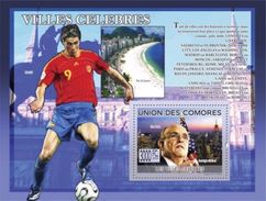 Comores 2009, Famous Cities, New York, Madrid, Footballer Torres, Giuliani, BF - Ungebraucht