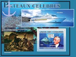 Comores 2009, Famous Ships, Submarine Nutilus, J. Custeau, BF - Immersione