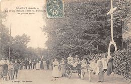 95-DOMONT- LA CROIX BLANCHE , EN PLAINE FORÊT - Domont