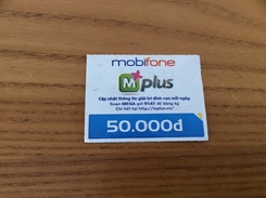 Télécarte Pré-payer 50.000d "mobifone M Plus" Vietnam - Vietnam