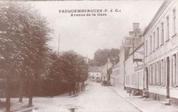 Fauquembergues - Photocopie De Carte Postale -Avenue De La Gare - Fauquembergues