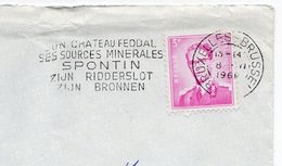 1968 - Belgique - Obl "SPONTIN SON CHÂTEAU FEODAL SES SOURCES MINERALES" - Tp Roi Baudoin N°1067 - Sonstige & Ohne Zuordnung