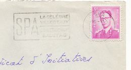 1967 - Belgique - Obl "SPA LA CELEBRE VILLE D'EAU" - Tp Roi Baudoin N°1067 - Andere & Zonder Classificatie