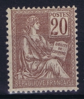 France : Yv 113 Postfrisch/neuf Sans Charniere /MNH/** 1900 - 1900-02 Mouchon