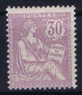 France : Yv  128 MH/* Falz/ Charniere - 1900-02 Mouchon