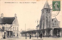 95-MOISELLES- RUE DU MOUTIER  L'EGLISE - Moisselles