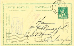 430/25 - Entier Postal Pellens LEUVEN 3 En 1919 - Cachet Manufacture Tabacs Et Cigares Ghilain Frères - Cartes Postales 1909-1934