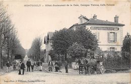 95-MONTSOULT-  HÔTEL RESTAURANT DE LA GARE, GEORGES THINUS, CAFE TABACS - Montsoult