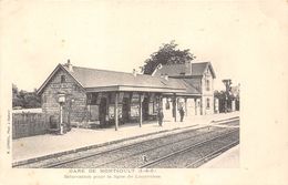 95-MONTSOULT-  GARE , BIFURCATION POUR LA LIGNE DE LUZARCHES - Montsoult