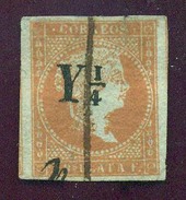 Puerto Rico. Cuba. 1855, Prov. Y1/4, Used. God Quality. No Garanty For The Stamps - Puerto Rico