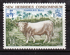 Nouvelles Hébrides 408 Boeuf Charolais Neuf Avec Trace De Charnière* TB Mh  Cote 33 - Neufs