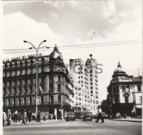 Romania - Bucuresti - Foto Paul Filip - Calea Victoriei - Capsa - Old Time Car - Foto 50x50mm - Rumänien