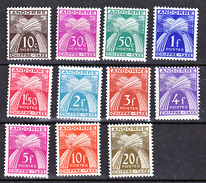 Andorre Taxe 21 31   Neuf Avec Trace De Charnière* TB MH Con Charmela Cote 25 - Unused Stamps