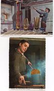 2 POSTCARDS CAITHNESS GLASS BLOWING - WICK - SCOTLAND - Caithness