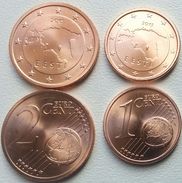 Eurocoins Estonia 1+2 Cents 2015 UNC / BU - Estonie