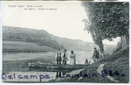 - Vallée Du Doubs - Les Ougnez -  Famille De Pêcheurs, Enfants, Scène De Vie, Des Pots Au Lait, Non écrite, TTBE Scans. - Sonstige & Ohne Zuordnung