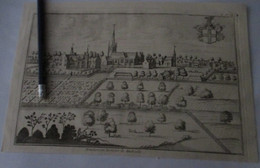 Dadizele - Kaart Sanderus 1735 - Cartes Topographiques