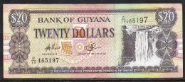 528-Guyana Billet De 20 Dollars C10 - Guyana