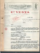 DOCUMENT COMMERCIALE DE 1937 Ets VESTA LE SEPARATEUR CENTRIFUGE MOUTS VESTA SUCRERIE SAY PARIS RUE MONDÉTOUR 4 PAGES - Matériel Et Accessoires