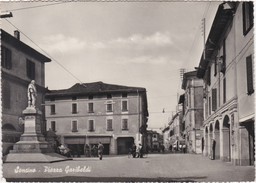 CARTOLINA - POSTCARD - SONCINO - PIAZZA GARIBALDI - Cremona