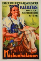 1942 Füzesi Árpád (1891-?): Délpestvármegyei Kiállítás... - Sonstige & Ohne Zuordnung