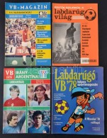 1974-1978 Labdarúgás Különszámok, 4 Db (A X. Világbajnokság,... - Sin Clasificación